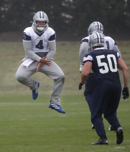 Dallas QB Dak Prescott doing a number on the New York Giants