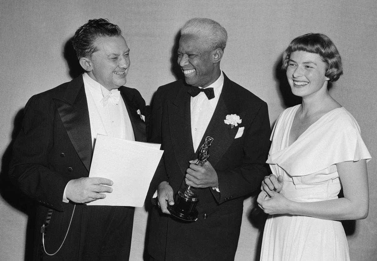 Song of the South - Jean Hersholt, from left, James Baskett, and Ingrid Bergman