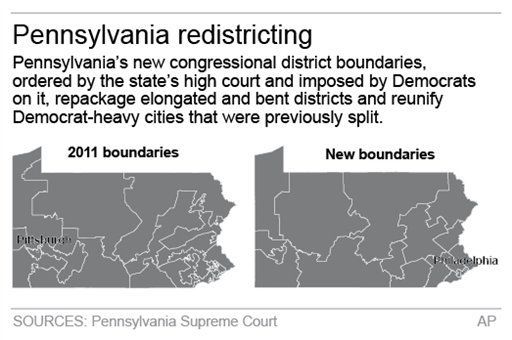 New Map Gives Democrats Hope In More Pennsylvania Districts | Elections ...