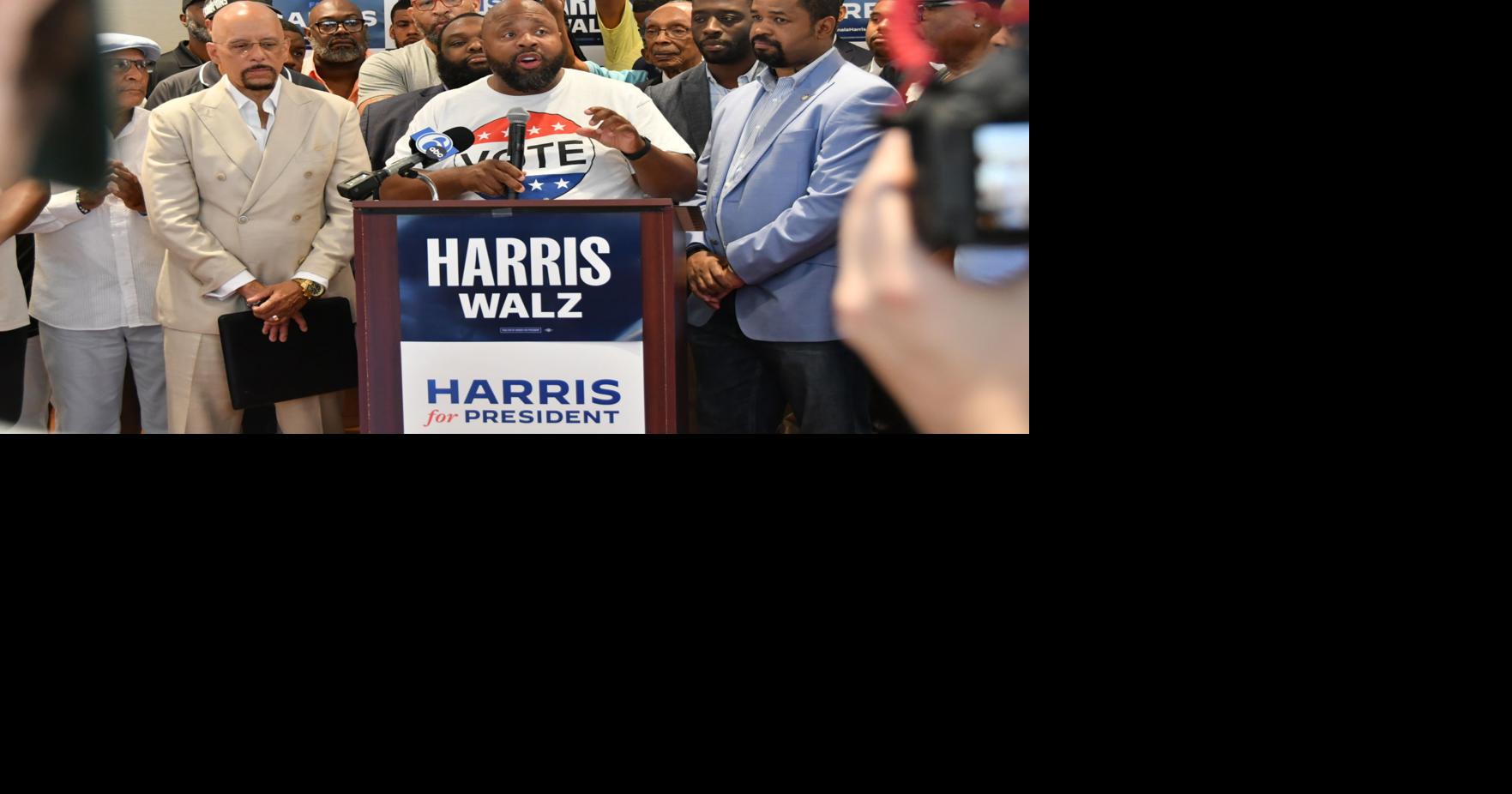 Black men rally in North Philly for Kamala Harris while promoting ...