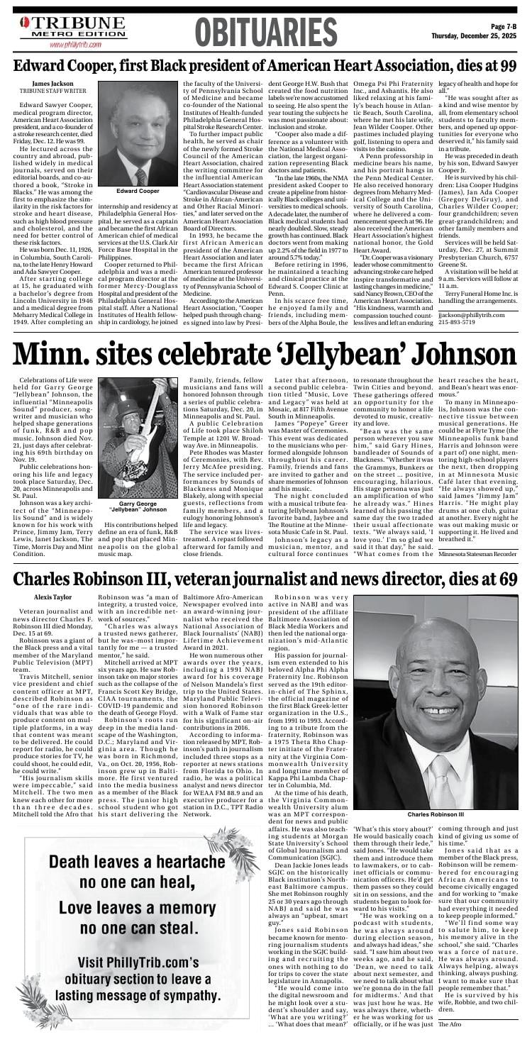 Page B7 | The Tribune Metro e-Edition | phillytrib.com