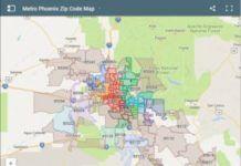 ZIP code map