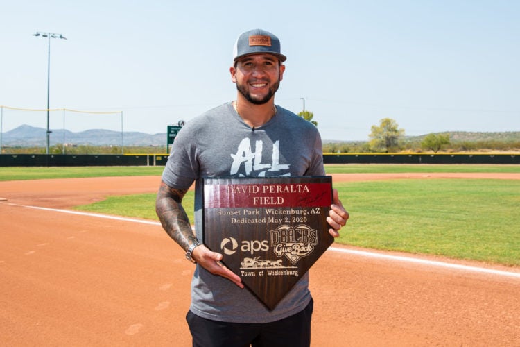 Field of Dreams: David Peralta honored with Wickenburg ballpark, Baseball