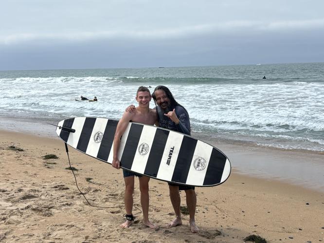 Riding the Dream: French Teen Learns to Surf in San Clemente | Eye on SC | picketfencemedia.com