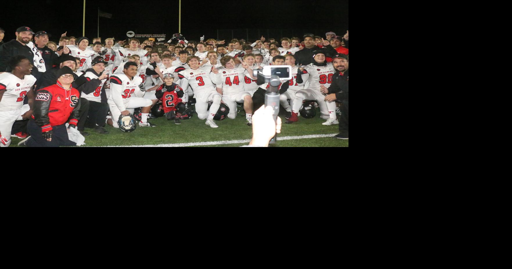History Made San Clemente High School football team wins CIFSS