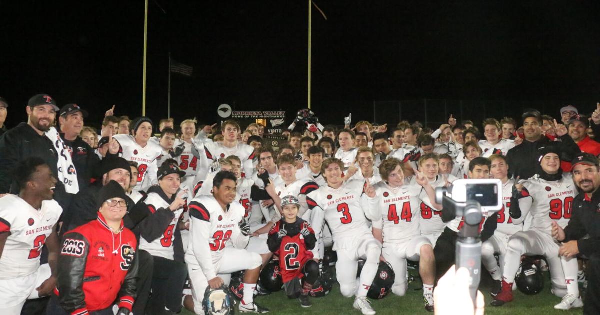 History Made San Clemente High School football team wins CIFSS