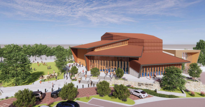 Resolution Advanced for Performing Arts Center in Historic Town Center Park