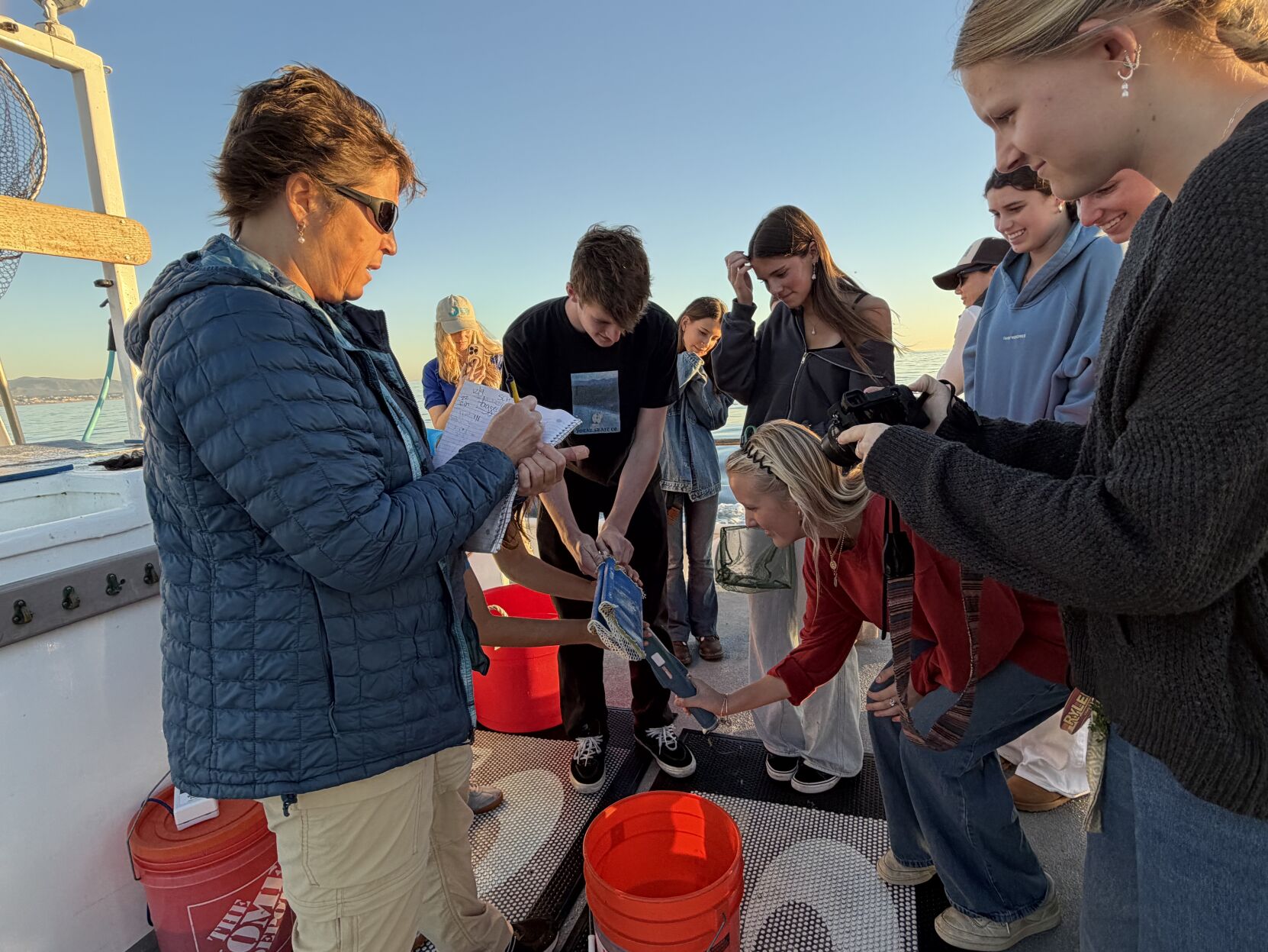 San Clemente High School Students Release White Sea Bass into Dana ...