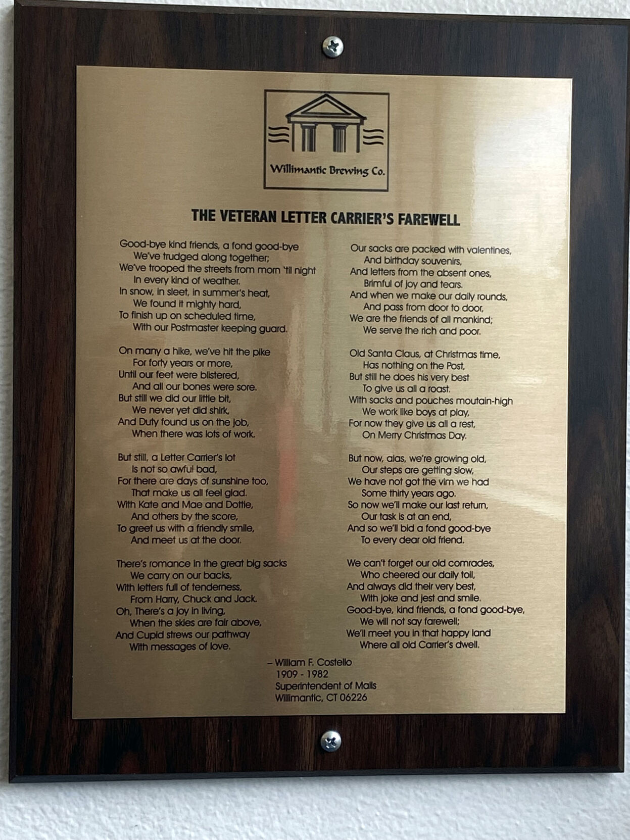 Retired Postal Worker’s Poem Reflects on Service with USPS ...