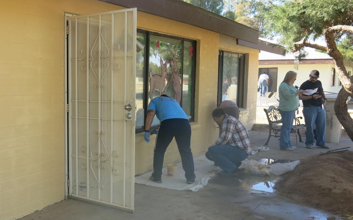 Des Employees And Families Paint Training Center Coolidge