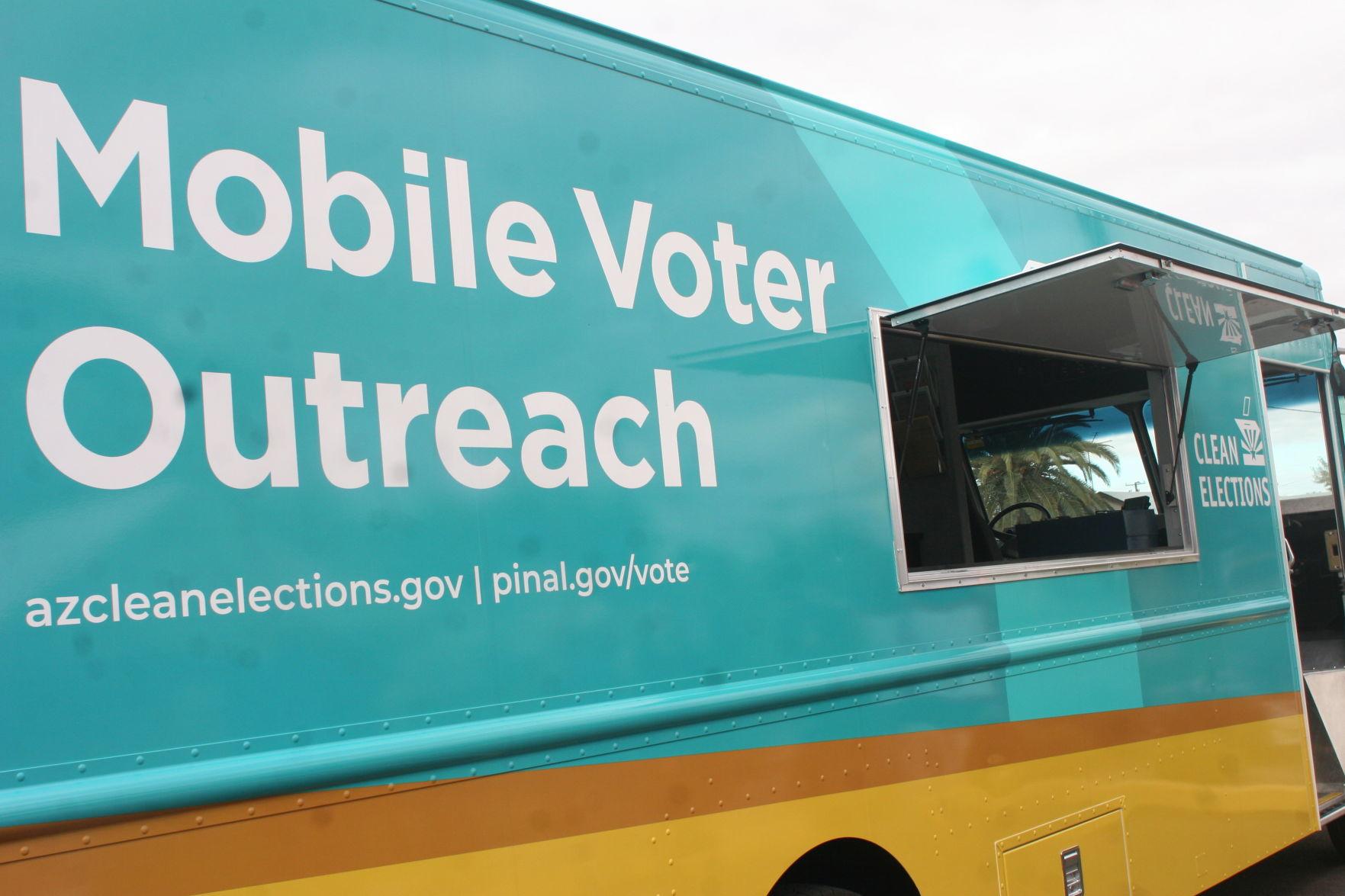 Mobile Voting Rv Voter registration program to make stop at Coolidge Public Library ...