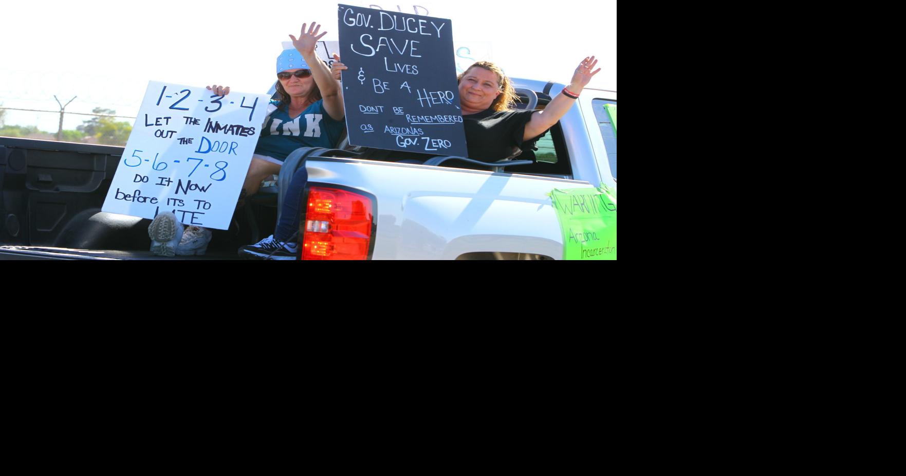 Vehicle rally in Florence protests for release of state inmates due to ...