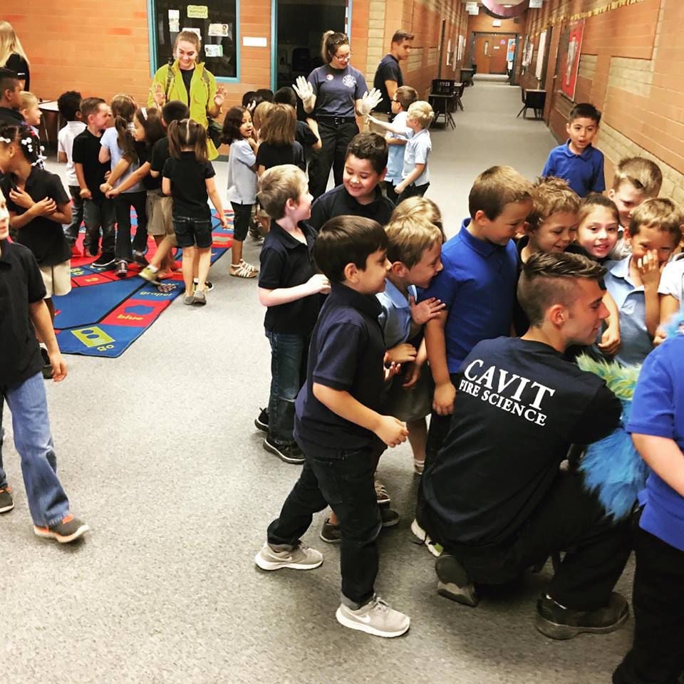 cavit-fire-students-stress-water-safety-in-visit-to-mesquite-elementary