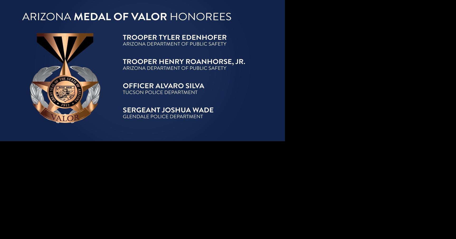 Governor announces Medal Of Valor recipients Arizona News