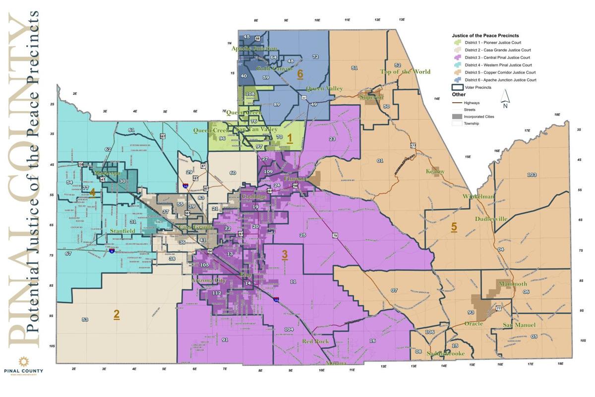 Proposed new Justice Court boundaries