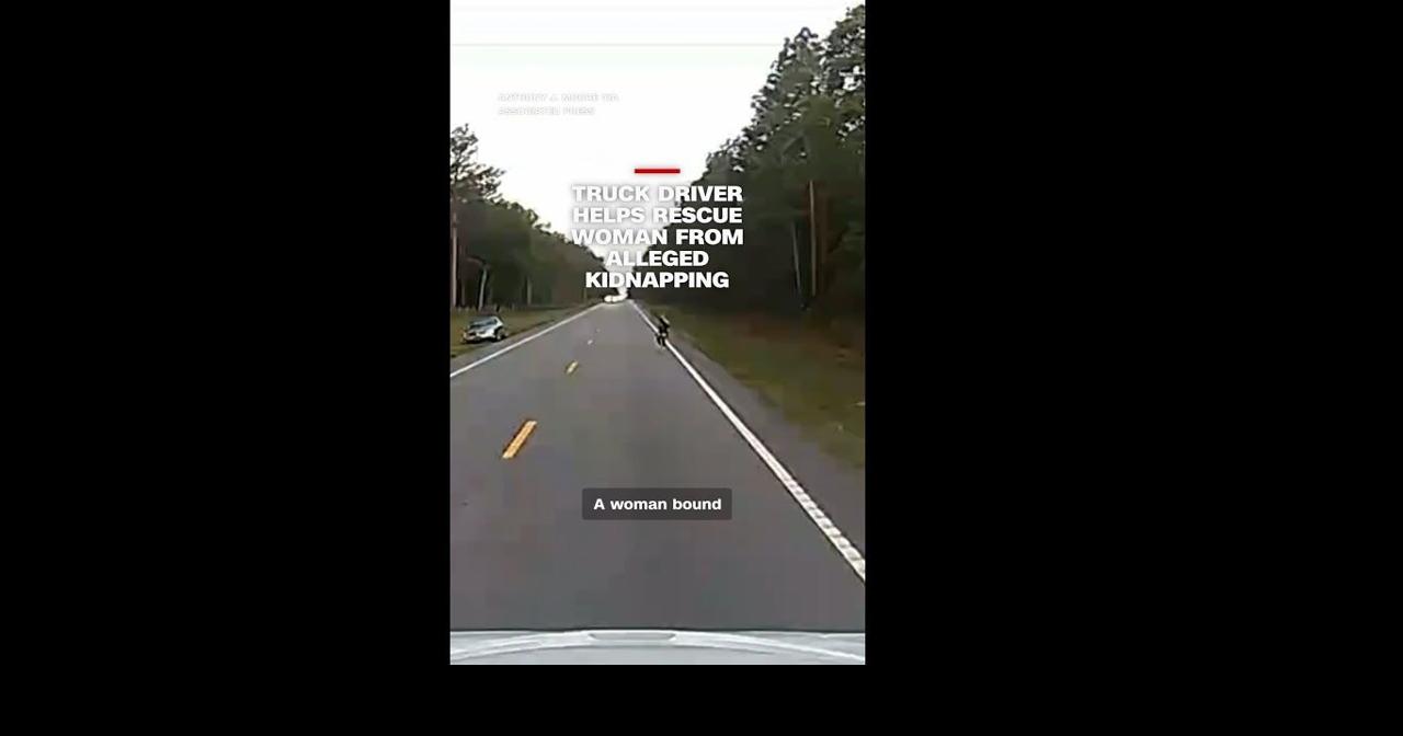 Truck driver helps rescue woman from alleged kidnapping