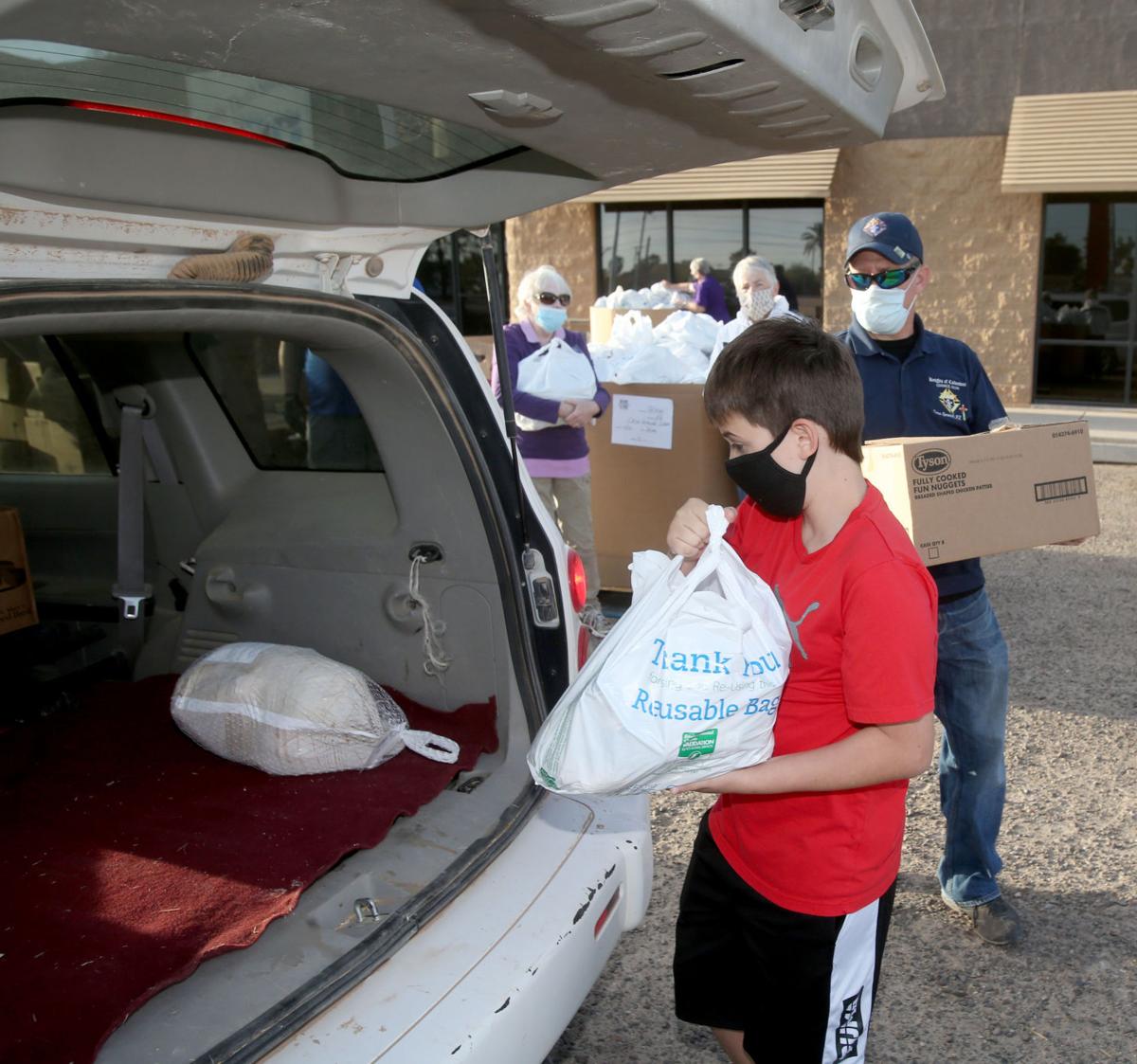 St. Vincent de Paul’s Thanksgiving food boxes