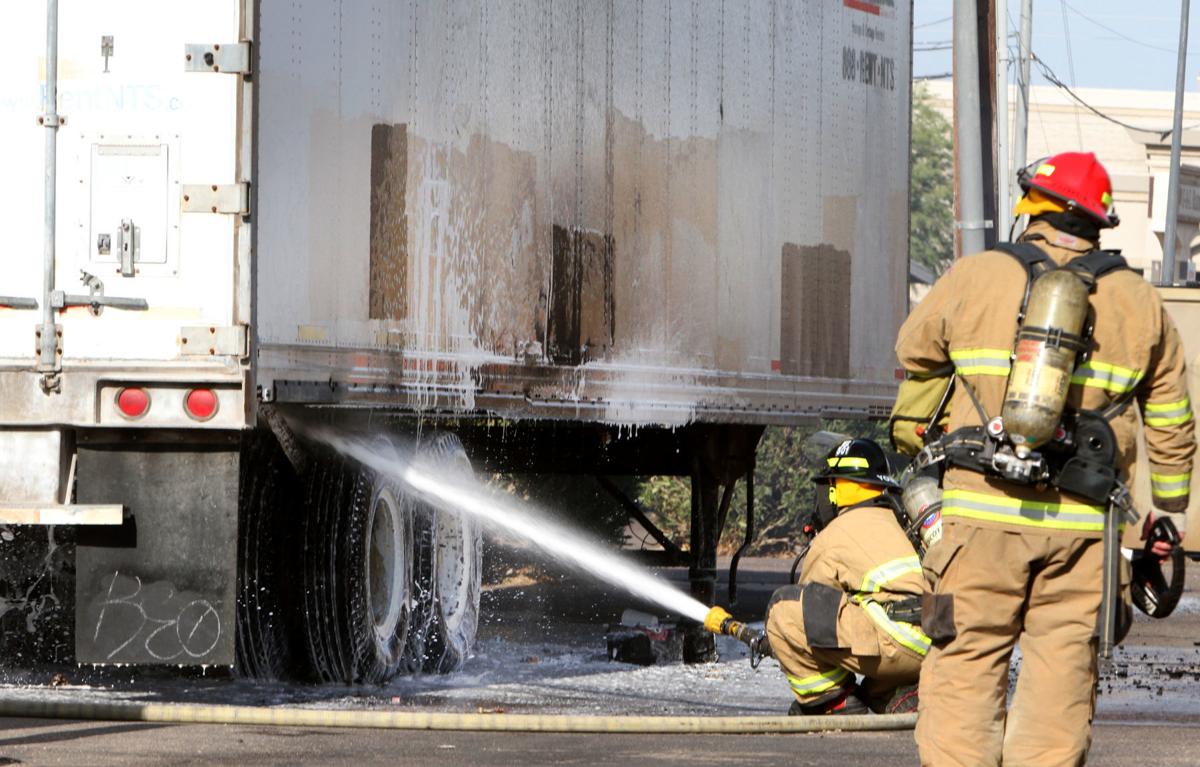 Semi Trailer Catches Fire Outside Casa Grande Pep Boys Area News