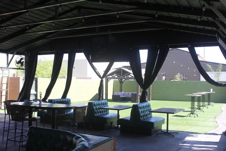 The back patio