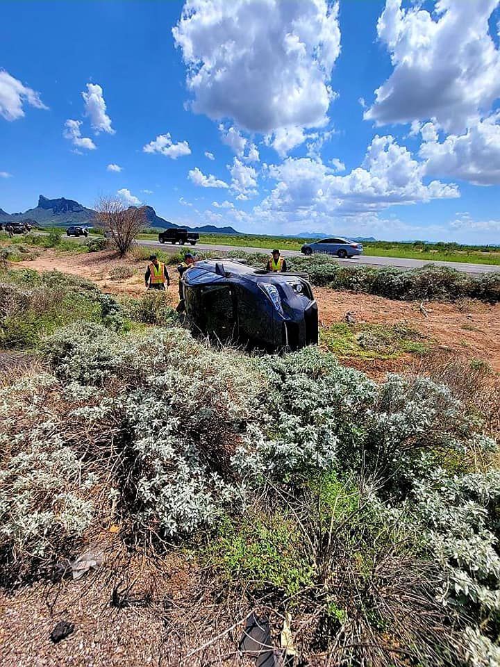 Eloy firefighters respond to car fire, rollover crash News