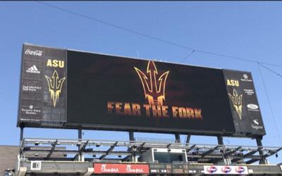 Asu Unveils Super Sized Scoreboard Designed To Enhance Fan Experience Arizona And National Sports Pinalcentral Com