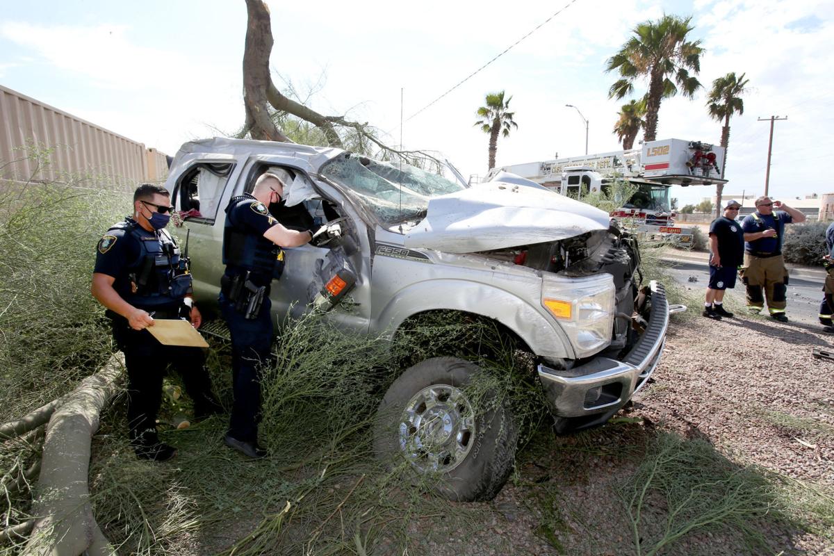 Rollover on Arizona 84