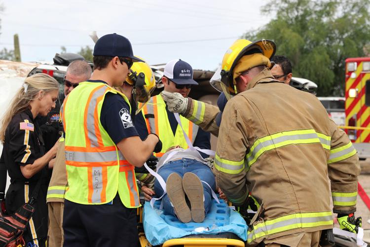 Eloy First Responders mock accident Villa Oasis 5/7/19 News
