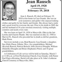 Jean Rausch | Obituaries | pinalcentral.com