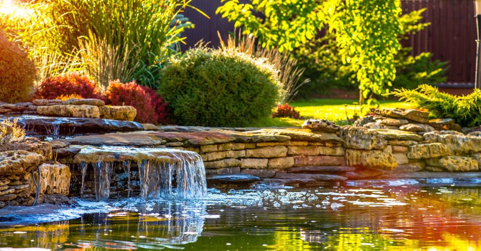 Fountain pond