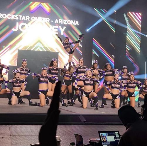 Rockstar Cheer team celebrates win at 2021 All Star World Championships