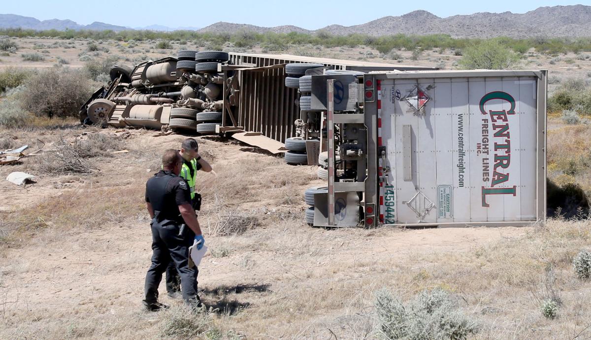 Interstate 10 rollover
