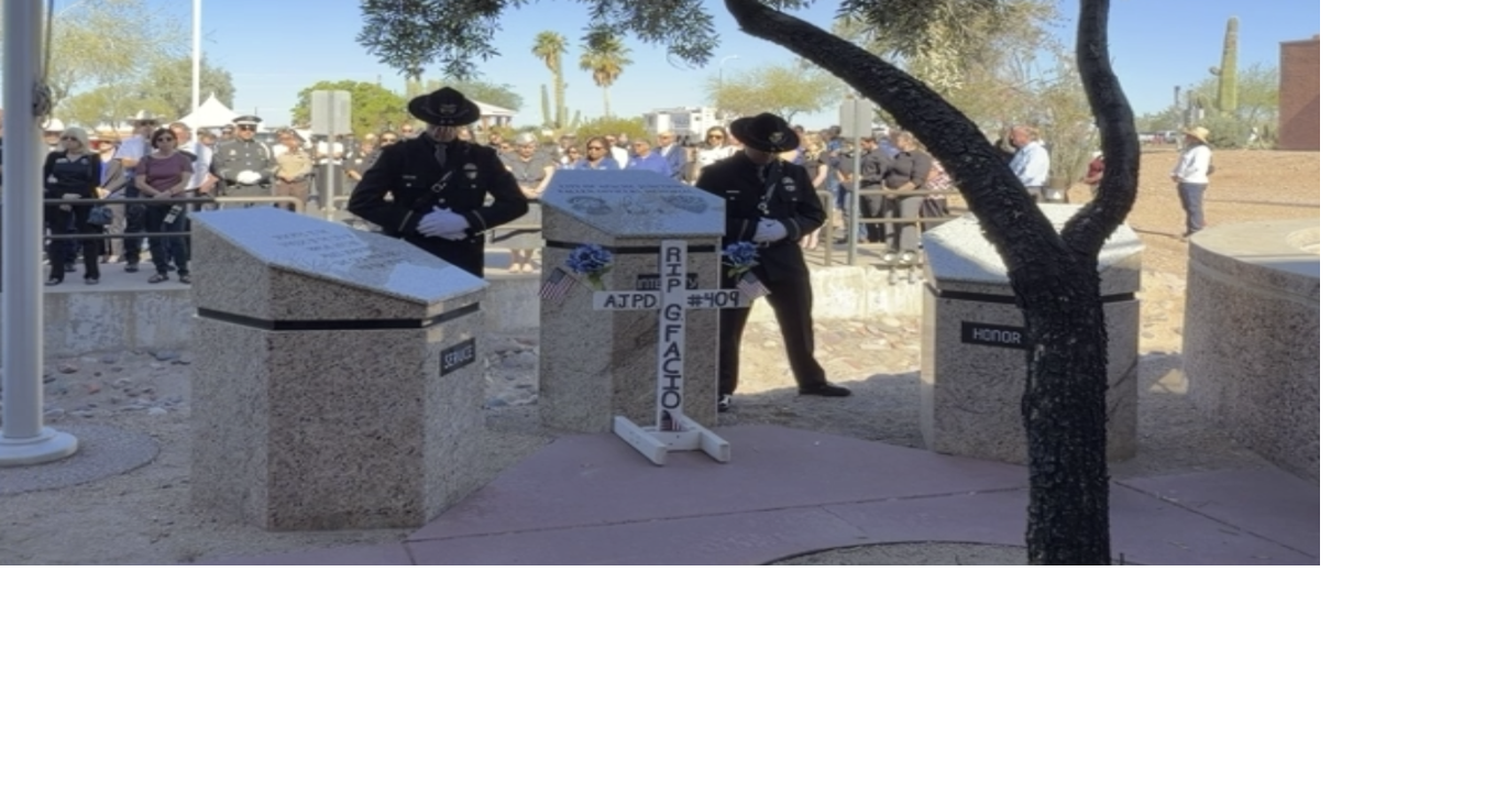 AJ police officer killed last year added to memorial