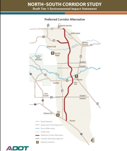 Hearings Planned On Proposed North South Pinal Freeway News 5062