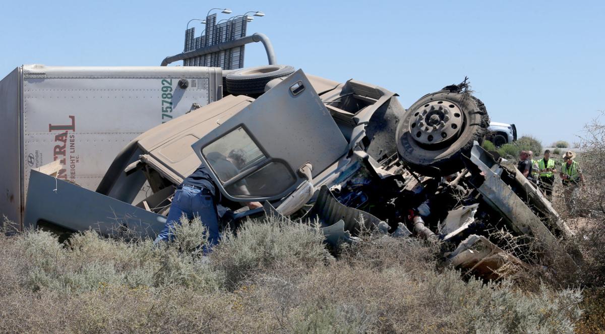 Interstate 10 rollover