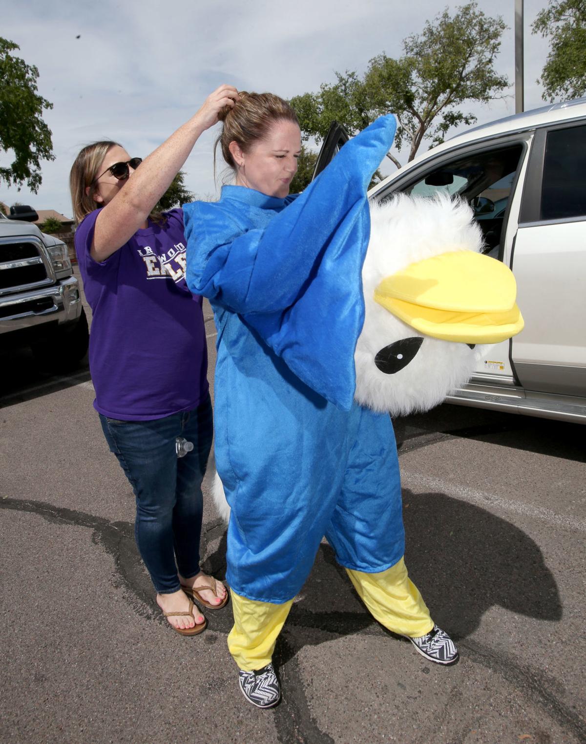 Ironwood elementary teachers parade