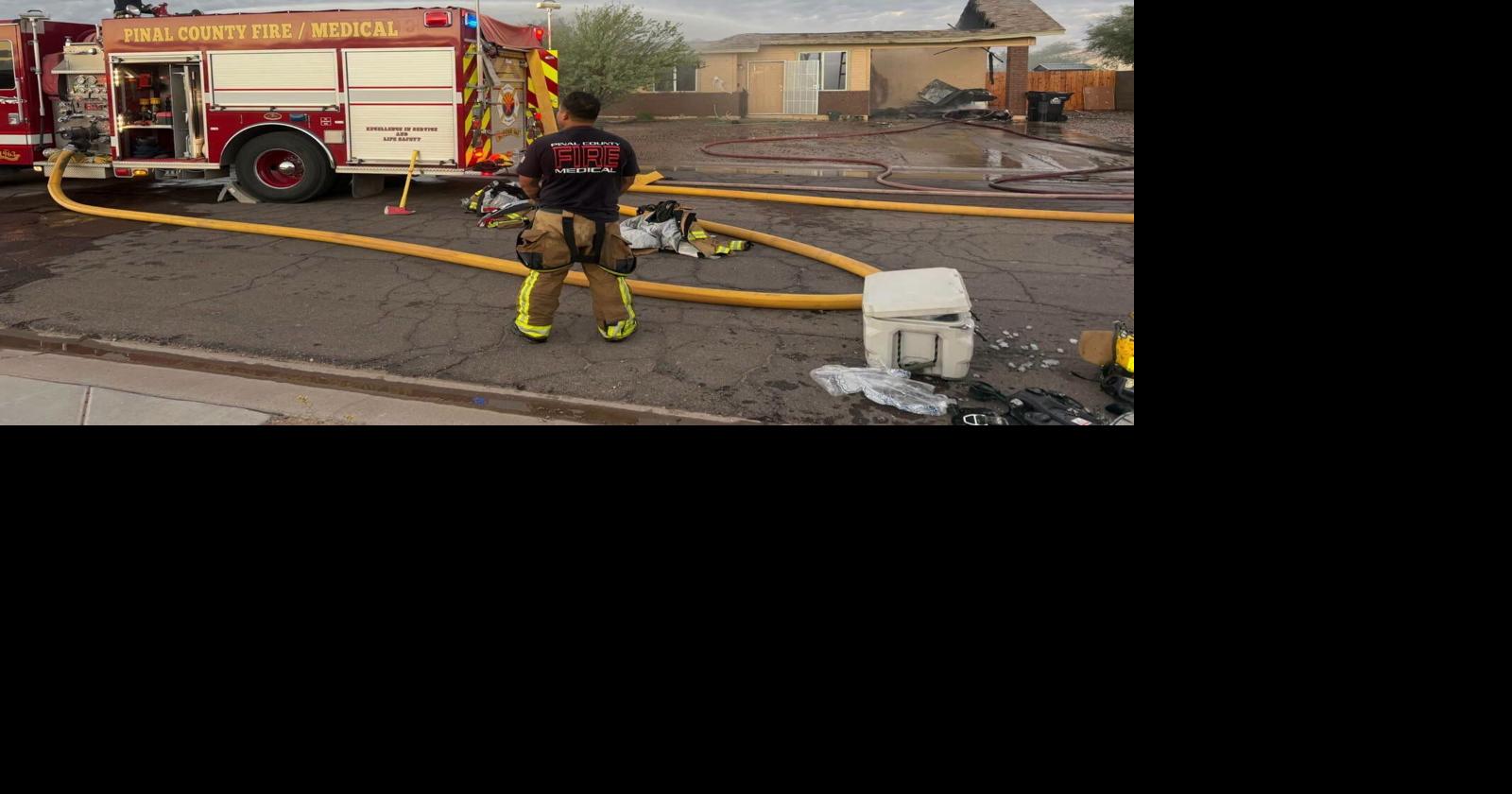 Residential fire aftermath | | pinalcentral.com