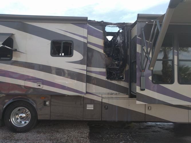 $400K RV destroyed by fire in CG