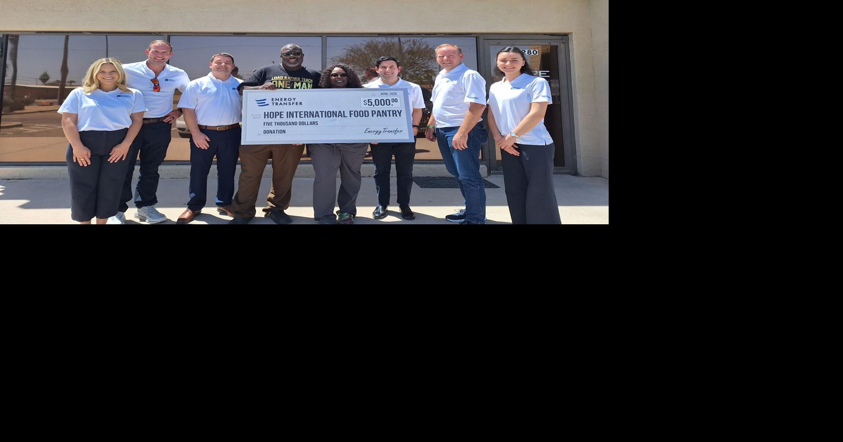 Energy Transfer donates $5,000 to Coolidge pantry