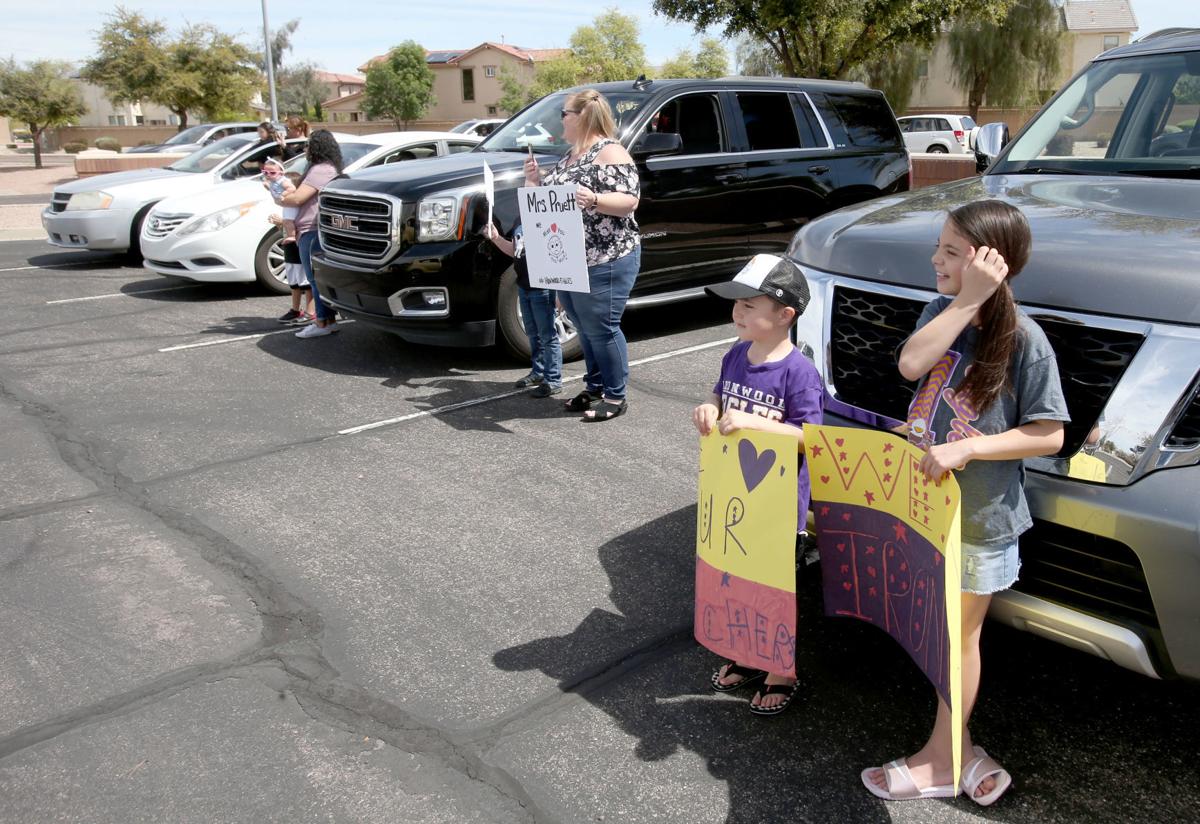 Ironwood elementary teachers parade