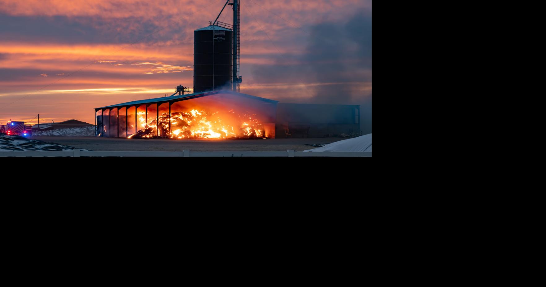 Hay fire at CG dairy farm battled overnight | Casa Grande Dispatch ...