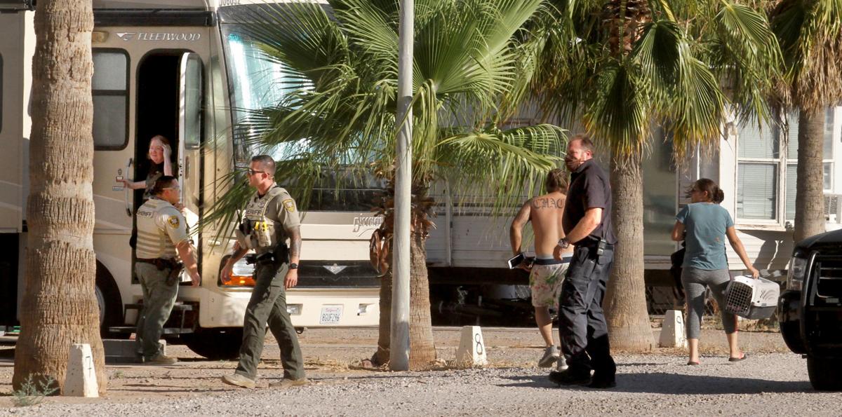 Fire destroys two RV trailers