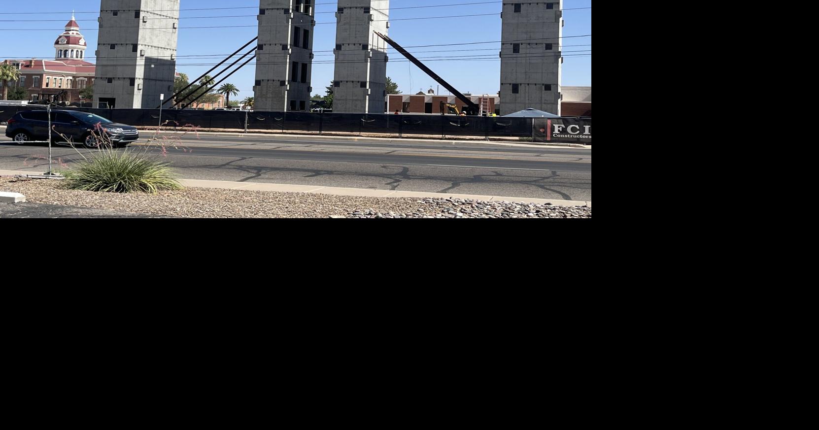 Pinal's 5-story building begins taking shape