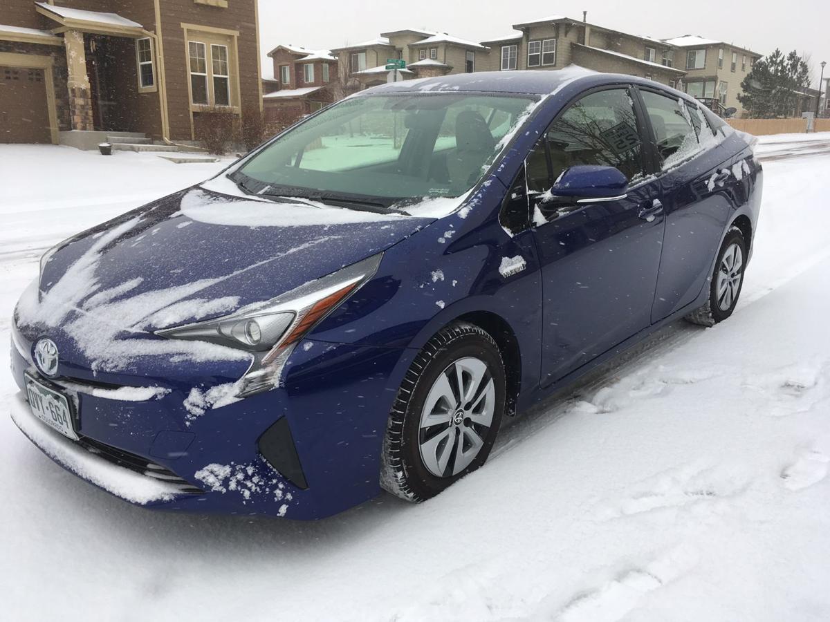 Redesigned Toyota Prius Two Eco A Natural On Ice Columns Prius Snow And Ice