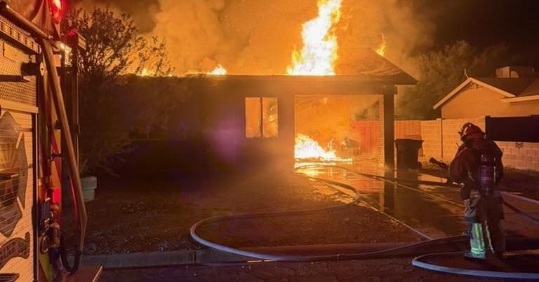 Arizona City home extensively damaged in fire