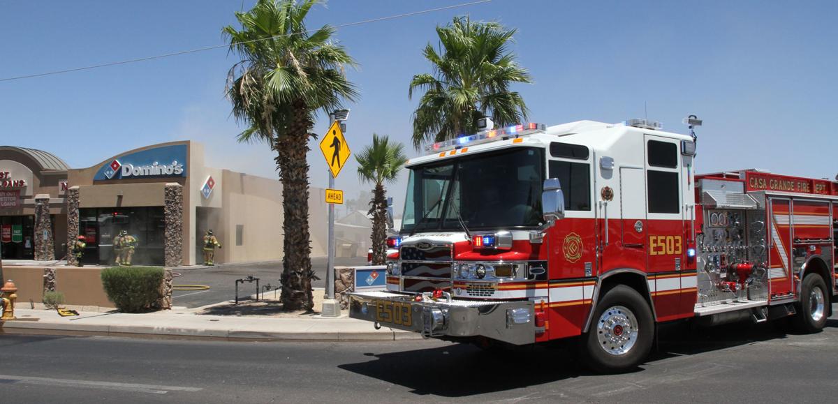 Domino's Fire on Florence Boulevard