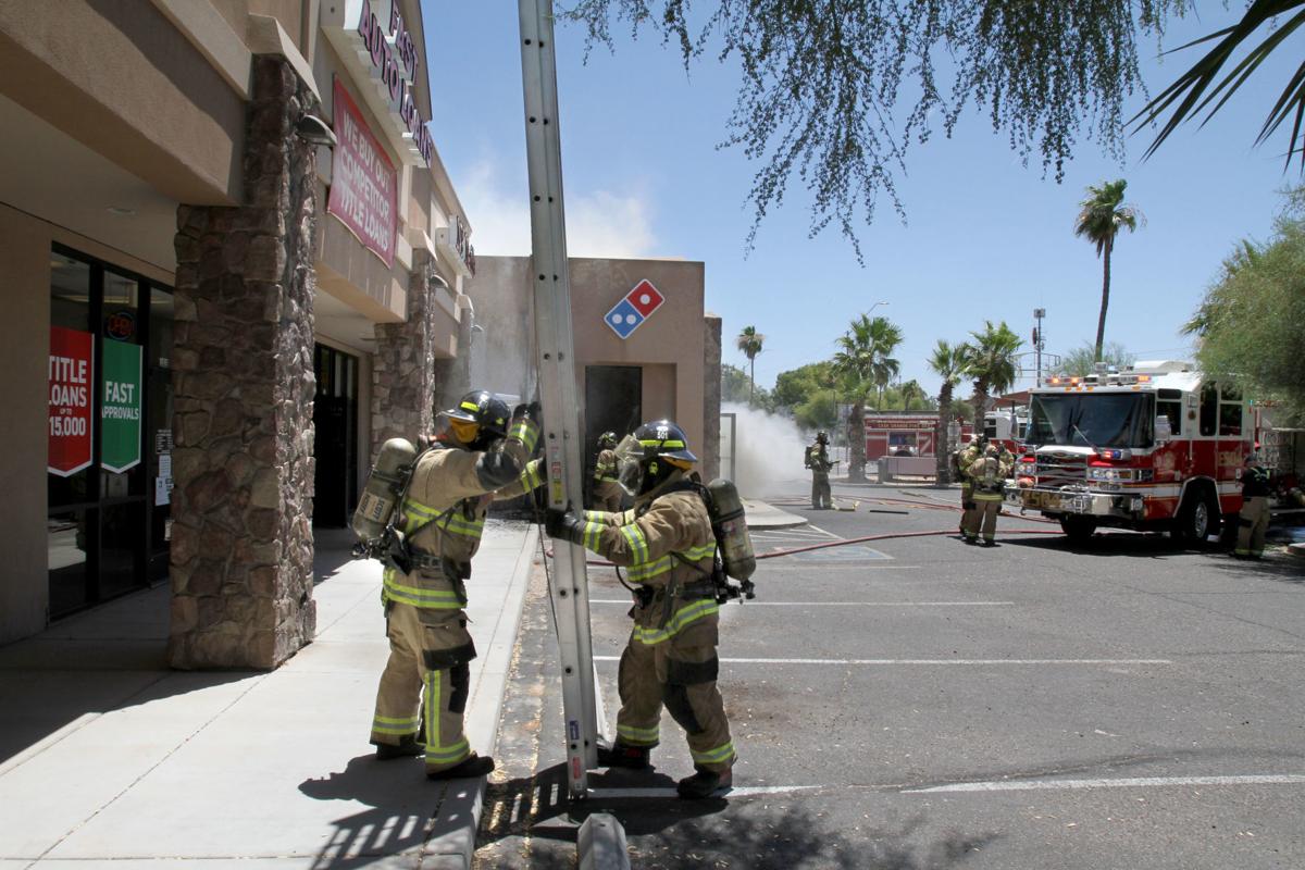 Domino's Fire on Florence Boulevard
