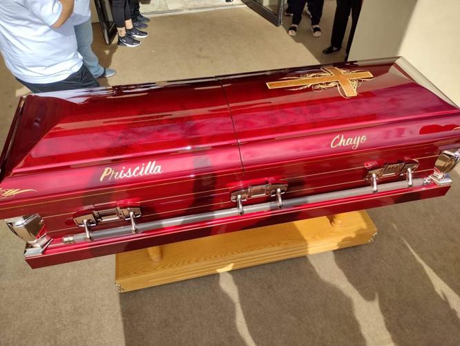 Chavez family custom casket