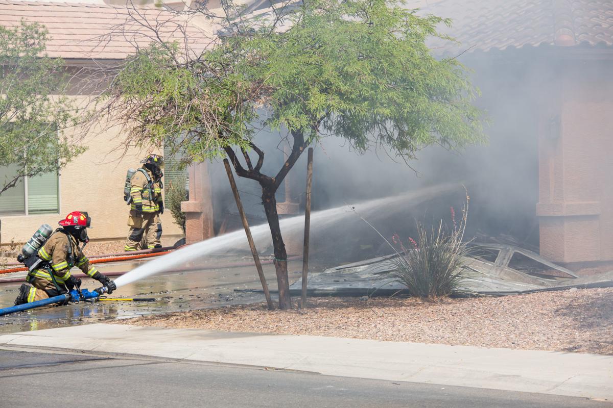 garage fire breaks out at maricopa home news