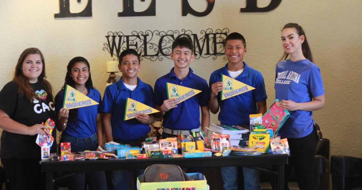 CAC Staff donates Back to Supplies to Eloy Elementary School District