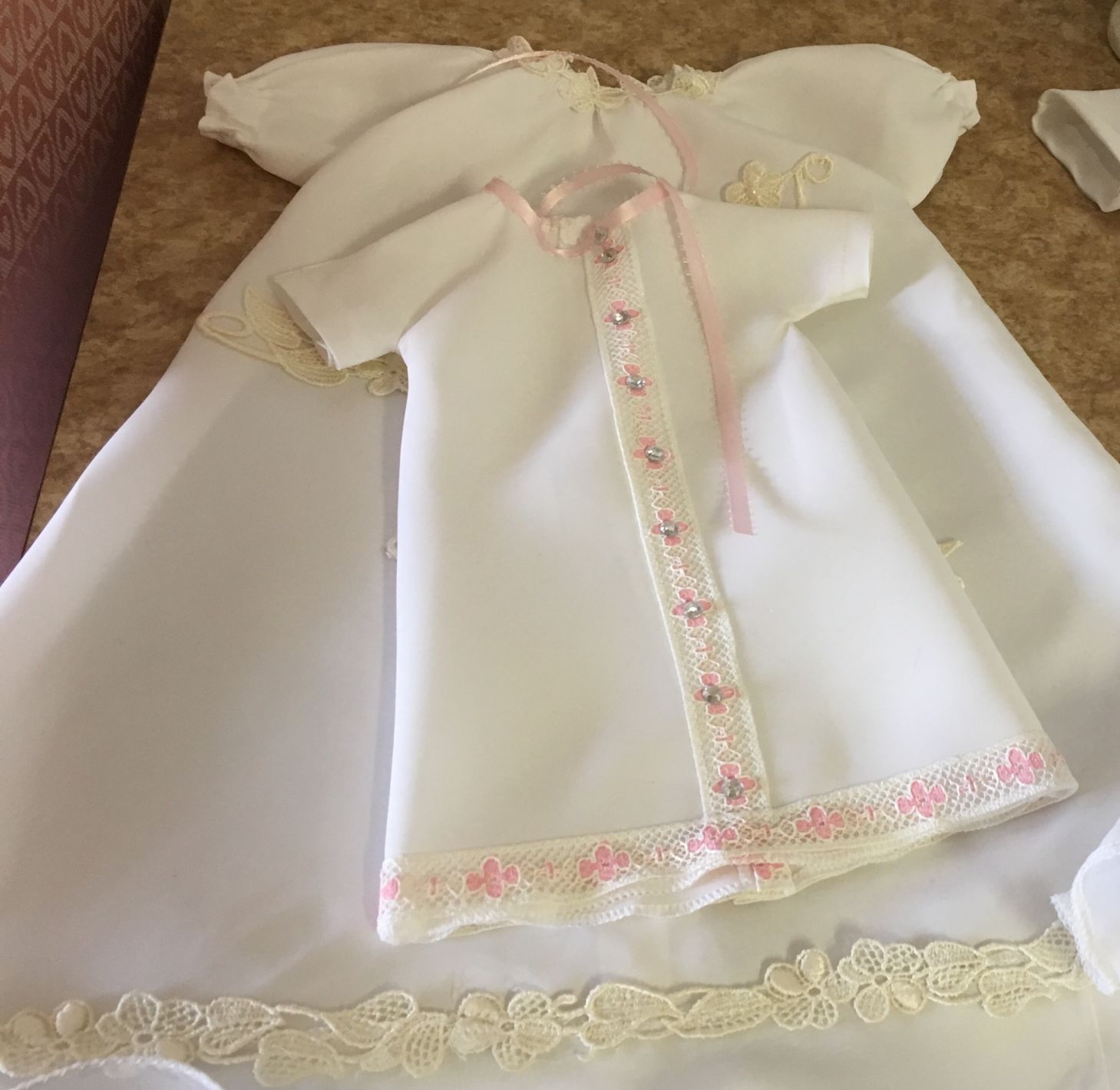 micro preemie burial gown